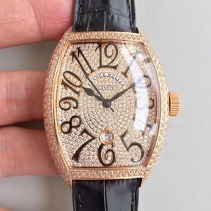 Best Replica Franck Muller 8880 SC DT Rose Gold Diamonds Dial For Sale - Replica Watch Wholesale
