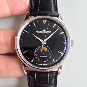 Best Replica Jaeger-LeCoultre Master Ultra Thin Moon 1368470 ZF Factory Black Dial For Sale - Replica Watch Wholesale