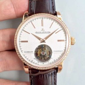 Best Replica Jaeger-LeCoultre Master Ultra Thin Q1322410 Tourbillon Beige Dial For Sale - Replica Watch Wholesale