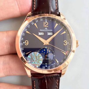 Best Replica Jaeger-LeCoultre Master Calendar 1552520 KM Factory Blue Dial For Sale - Replica Watch Wholesale