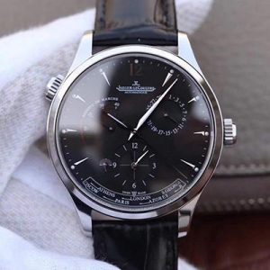 Best Replica Jaeger-LeCoultre Master Geographic 1428421 TW Factory Black Dial For Sale - Replica Watch Wholesale
