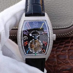 Best Replica Franck Muller Crazy Color Dreams Tourbillon Black Dial For Sale - Replica Watch Wholesale