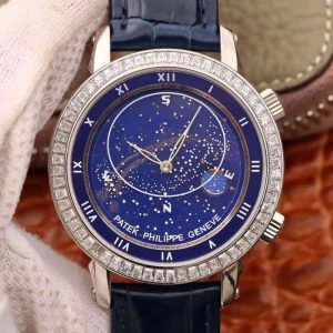 Best Replica Patek Philippe Grand Complications Sky Moon Celestial 5102G TW Factory Blue Dial For Sale - Replica Watch Wholesale