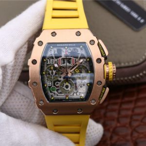 Best Replica Richard Mille RM11-03 KV Factory Rose Gold Skeleton Dial For Sale - Replica Watch Wholesale