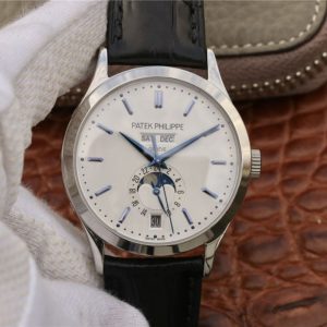 Best Replica Patek Philippe Complications Annual Calendar 5396G-011 KM Factory White Dial For Sale - Replica Watch Wholesale