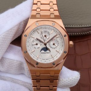 Best Replica Audemars Piguet Royal Oak 26574OR.OO.1220OR.01 JF Factory White Dial For Sale - Replica Watch Wholesale