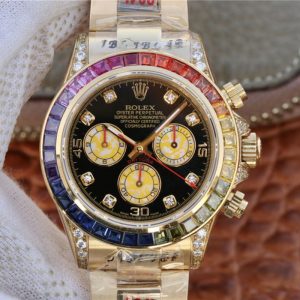 Best Replica Rolex Daytona Rainbow Cosmograph 116598RBOW BL Factory 7750 movement For Sale - Replica Watch Wholesale