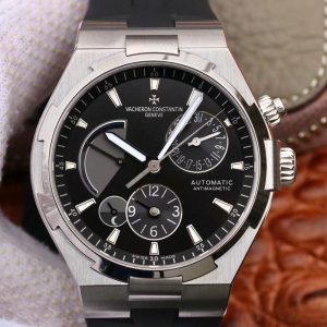 Best Replica Vacheron Constantin Overseas Dual Time 47450/000W-9511 TWA Factory Black Dial For Sale - Replica Watch Wholesale