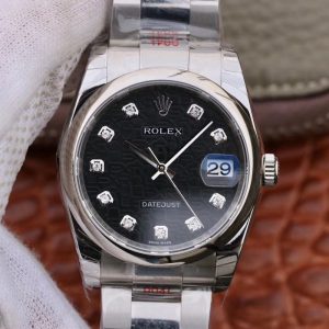 Best DJ Factory Replica Watches Rolex Datejust 116200 Black Dial For Sale - Replica Watch Wholesale