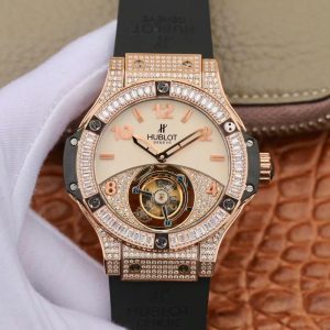 Best Replica Hublot Classic Fusion Rose Gold Tourbillon White Enamel Dial For Sale - Replica Watch Wholesale