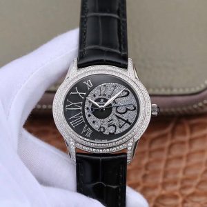 Best Replica Audemars Piguet Millenary Lady 77302BC.ZZ.D001CR.01 Black Dial For Sale - Replica Watch Wholesale
