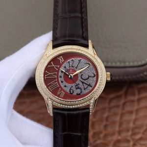 Best Replica Audemars Piguet Millenary Ladies 77302BA.ZZ.D094CR.01 Brown Dial For Sale - Replica Watch Wholesale