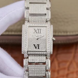 Best Replica Patek Philippe Ladies Twenty-4 4908/101G-001 Silver Diamond Dial For Sale - Replica Watch Wholesale