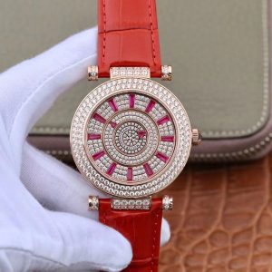 Best GS Factory Replica Watches Franck Muller Double Mystery DM42D2RCD Rose Gold Diamond For Sale - Replica Watch Wholesale