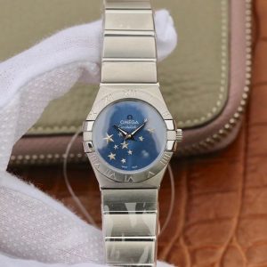 Best Replica Omega Constellation 123.15.27.20.03.001 TW Factory Blue Dial For Sale - Replica Watch Wholesale