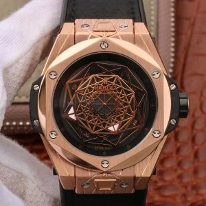 Best Replica Hublot Big Bang Sang Bleu King Gold 415.OX.1118.VR.MXM17 TMF Factory Black Dial For Sale - Replica Watch Wholesale