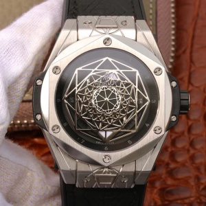 Best Replica Hublot Big Bang Sang Bleu Titanium 415.NX.1112.VR.MXM16 TMF Factory Black Dial For Sale - Replica Watch Wholesale
