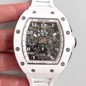 Best Replica Richard Mille RM011-FM KV Factory White Ceramic Skeleton Dial For Sale - Replica Watch Wholesale