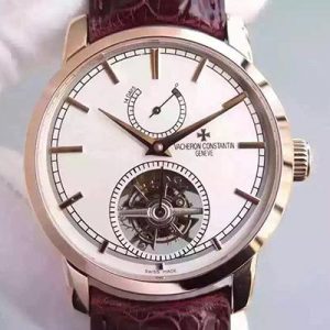 Replica Vacheron Constantin Patrimony Traditionnelle Tourbillon 89000 White Dial