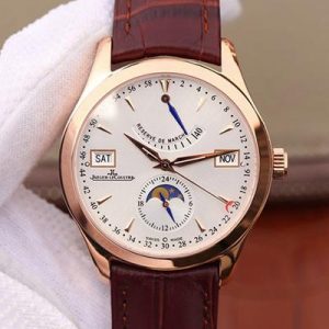 Best Replica Jaeger-LeCoultre Master Calendar Q151242A Rose Gold Silver Dial For Sale - Replica Watch Wholesale