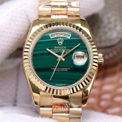 Replica Best Rolex Day Date President 18238 Malachite Gold Strap For Sale – Replica Watch Wholesale