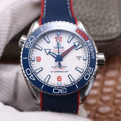 Best VS Factory Replica Omega Seamaster Planet Ocean 36th America’s Cup Limited Edition Blue Strap For Sale – Replica Watch Wholesale