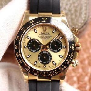 Best Noob Factory Replica Rolex Daytona M116518LN-0048 Noob Factory Champagne Gold Dial For Sale - Replica Watch Wholesale