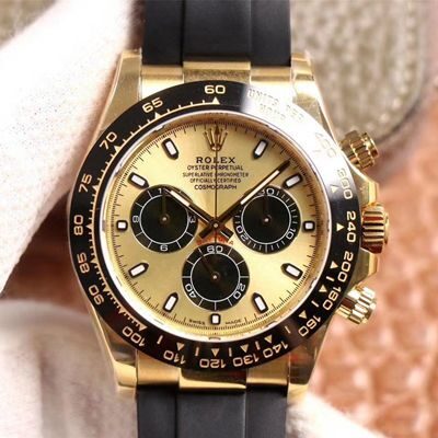 Best Noob Factory Replica Rolex Daytona M116518LN-0048 Noob Factory Champagne Gold Dial For Sale – Replica Watch Wholesale