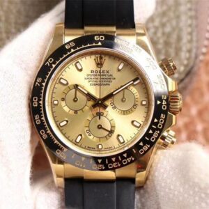 Best Noob Factory Replica Rolex Daytona M116518LN-0042 Gold-Tone Dial For Sale - Replica Watch Wholesale