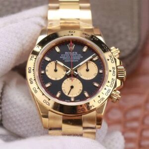 Best Noob Factory Replica Rolex Daytona M116508-0009 Gold Case For Sale - Replica Watch Wholesale