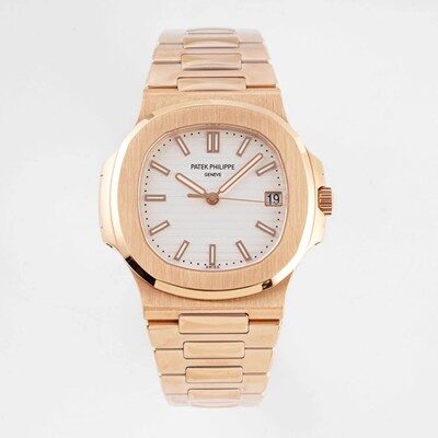 Best PPF Factory Replica Patek Philippe Nautilus 5711/1R-001 V4 Rose gold strap For Sale – Replica Watch Wholesale