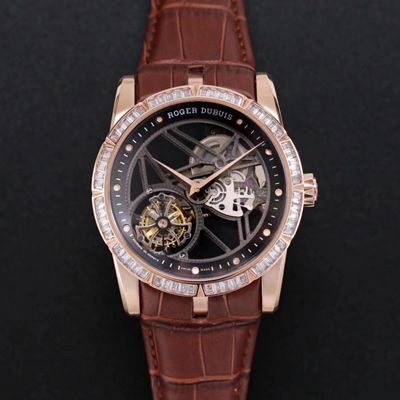 Best JB Factory Replica Roger Dubuis Excalibur RDDBEX0404 V3 Rose Gold Tourbillon For Sale – Replica Watch Wholesale