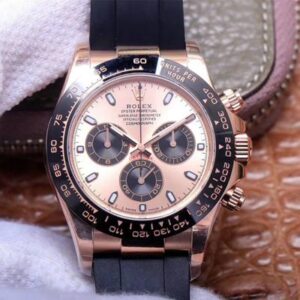 Best Noob Factory Replica Rolex Daytona M116515LN-0021 Black Strap For Sale - Replica Watch Wholesale