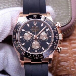 Best Noob Factory Replica Rolex Daytona M116515LN-0017 Black Strap For Sale - Replica Watch Wholesale