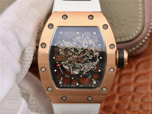 Best KV Factory Replica Richard Mille RM035 Americas White Strap For Sale - Replica Watch Wholesale