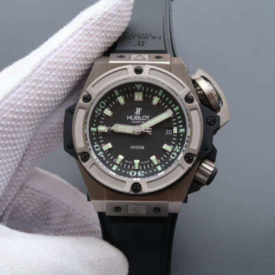Best V6 Factory Replica Hublot King Power Oceanographic 731.NX.1190.RX Titanium Case For Sale – Replica Watch Wholesale