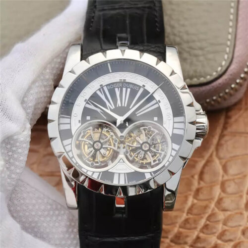 Best JB Factory Replica Roger Dubuis Excalibur RDDBEX0291 Tourbillon Black Dial For Sale - Replica Watch Wholesale