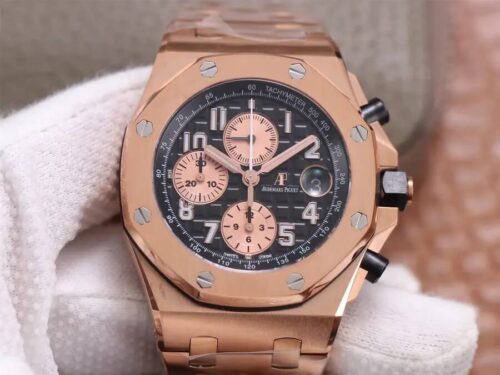 Best JF Factory Replica Audemars Piguet Royal Oak Offshore 26470O Black Dial For Sale - Replica Watch Wholesale