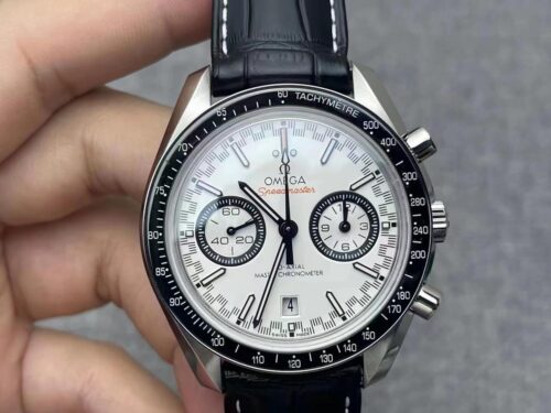 Best OM Factory Replica Omega Speedmaster Racing Chronograph 329.33.44.51.04.001 Black Bezel For Sale - Replica Watch Wholesale