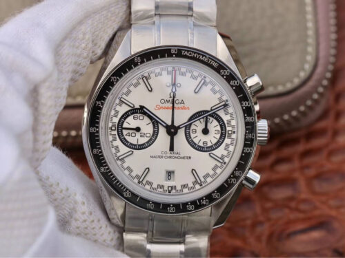Best OM Factory Replica Omega Speedmaster Racing Chronograph 329.30.44.51.04.001 Black Circle For Sale - Replica Watch Wholesale