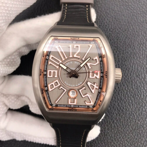 Best ZF Factory Replica Franck Muller Vanguard V 45 SC DT TT BR 5N Titanium Metal For Sale - Replica Watch Wholesale