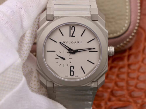 Best BV Factory Replica Bvlgari Octo Finissimo 103011 White Circle For Sale - Replica Watch Wholesale