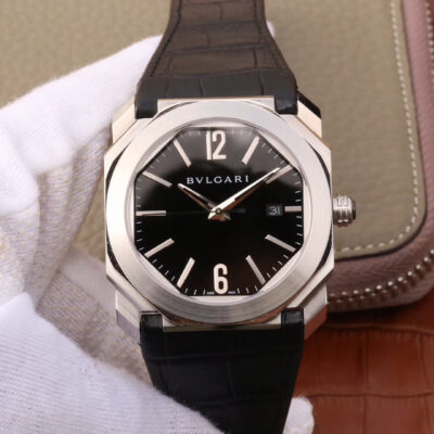 Replica Best Bvlgari Octo 101964 BGO41BSLD Stainless Black Dial For Sale – Replica Watch Wholesale