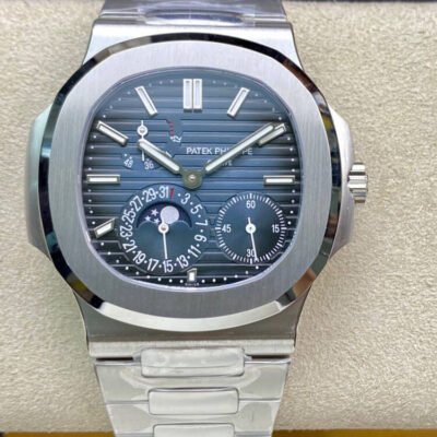 Best PPF Factory Replica Patek Philippe Nautilus 5712/1A-001 40MM Dark Blue Dial For Sale – Replica Watch Wholesale