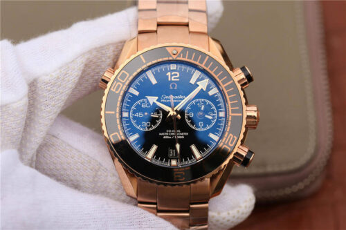 Best OM Factory Replica Omega Seamaster Ocean Universe Timing 232.63.46 Black Circle For Sale - Replica Watch Wholesale
