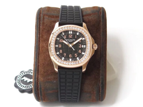 Best PPF Factory Replica Patek Philippe Aquanaut Black Strap For Sale - Replica Watch Wholesale