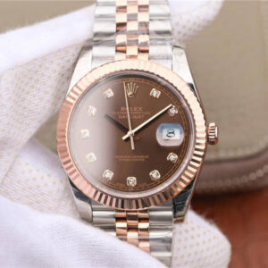 Best EW Factory Replica Rolex Datejust M126331-0004 Brown Dial For Sale - Replica Watch Wholesale