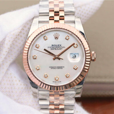 Best EW Factory Replica Rolex Datejust M126331-0014 White Mother-Of-Pearl Dial For Sale – Replica Watch Wholesale