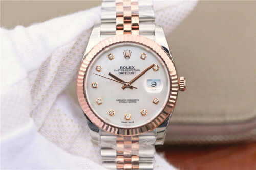 Best EW Factory Replica Rolex Datejust M126331-0014 White Mother-Of-Pearl Dial For Sale - Replica Watch Wholesale