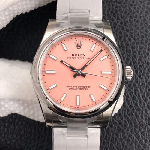 Best EW Factory Replica Rolex Oyster Perpetual M277200-0004 31MM Pink Dial For Sale - Replica Watch Wholesale
